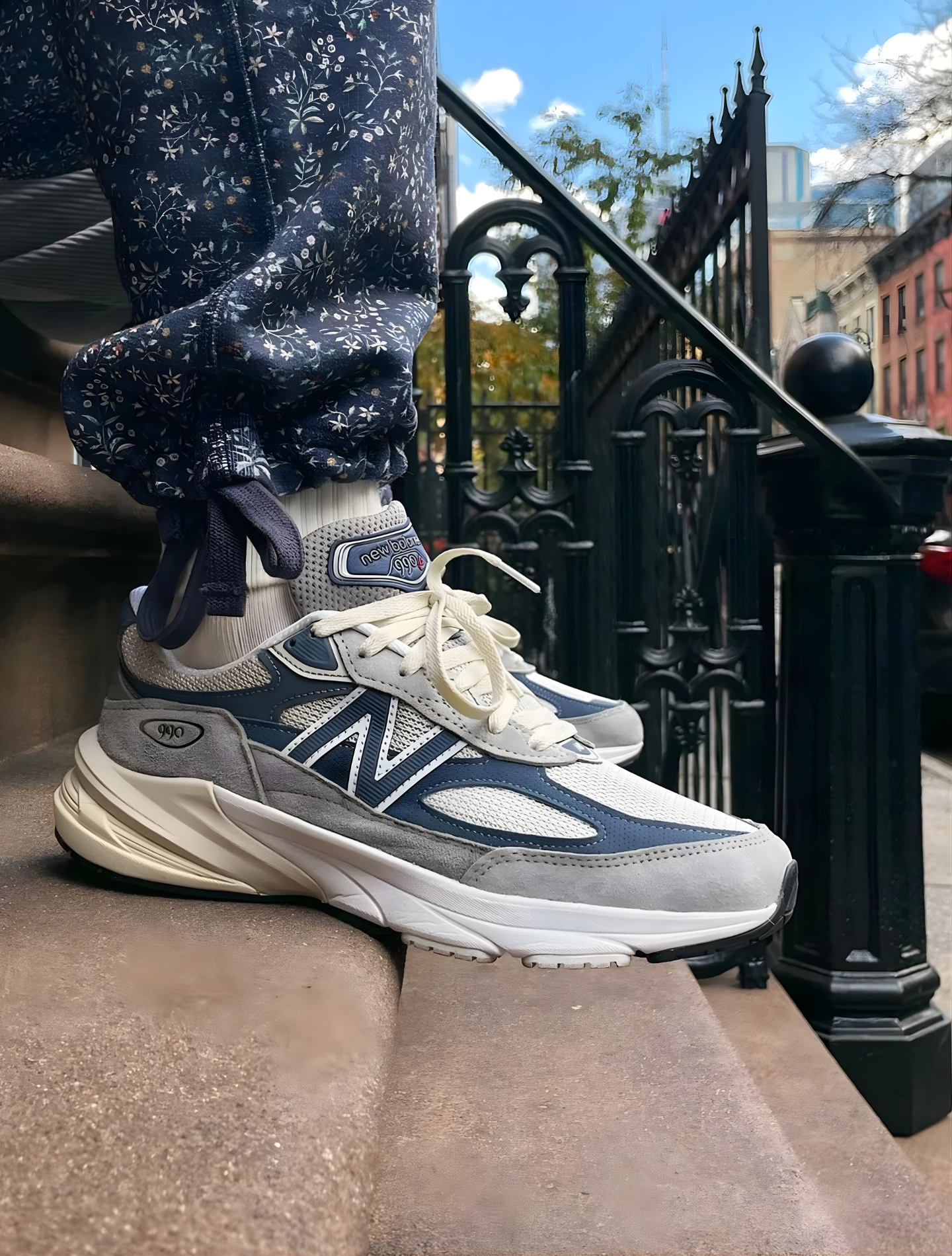 NEW BALANCE 990V6 GREY NAVY