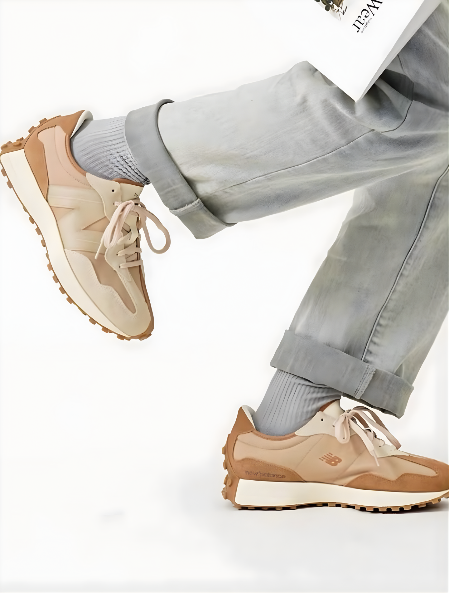 NEW BALANCE 327 BEIGE GUM