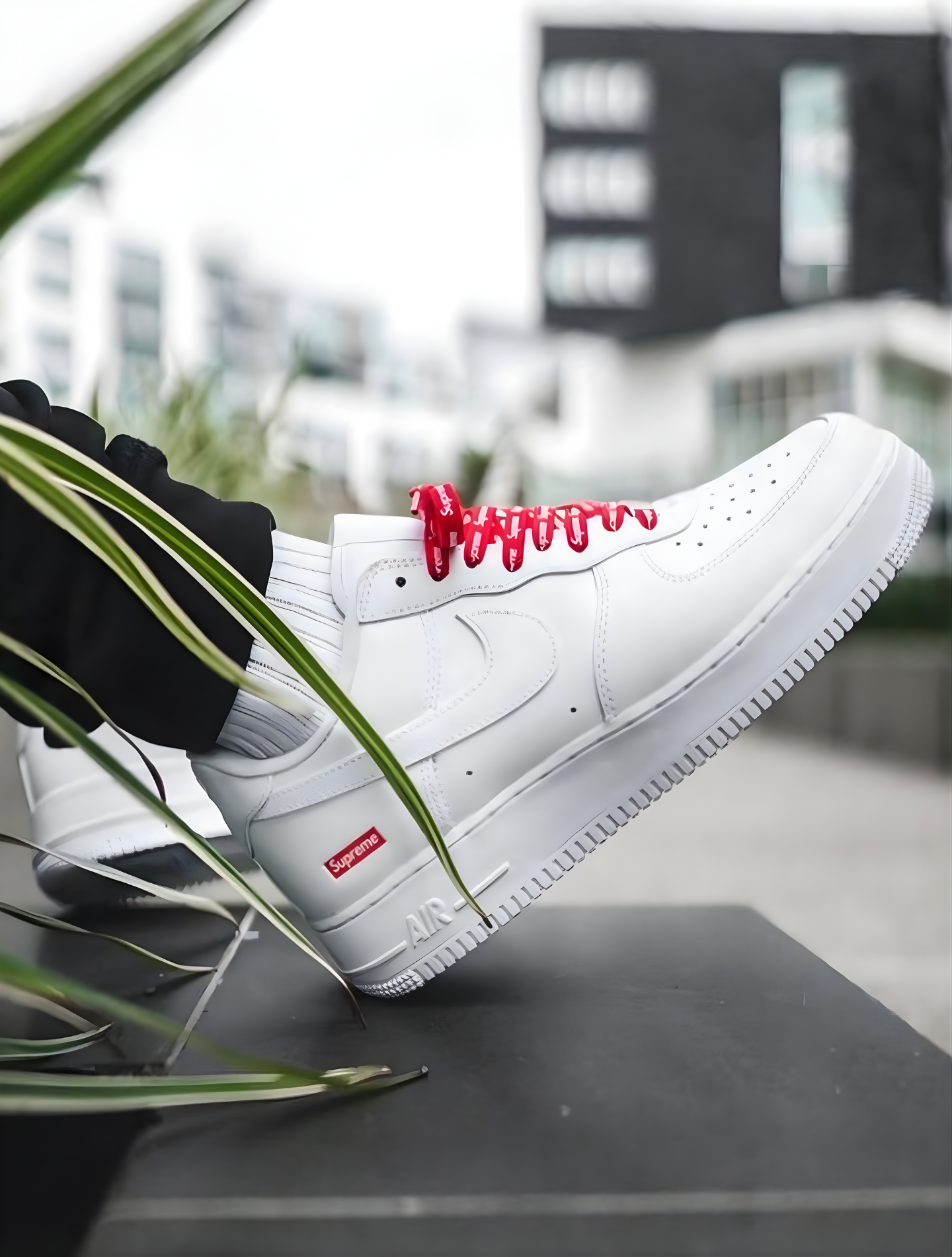 NIKE AIR FORCE 1 LOW WHITE SUPREME
