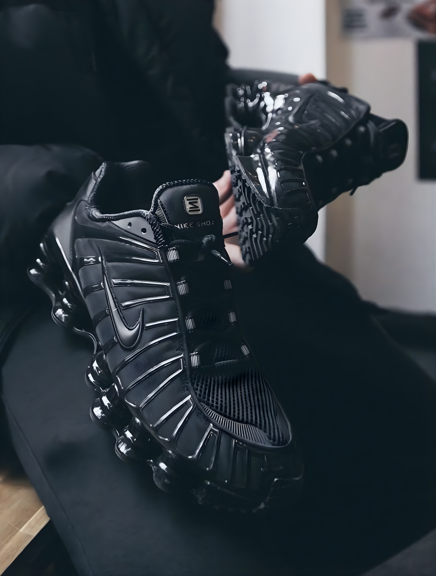 NIKE SHOX TL BLACK