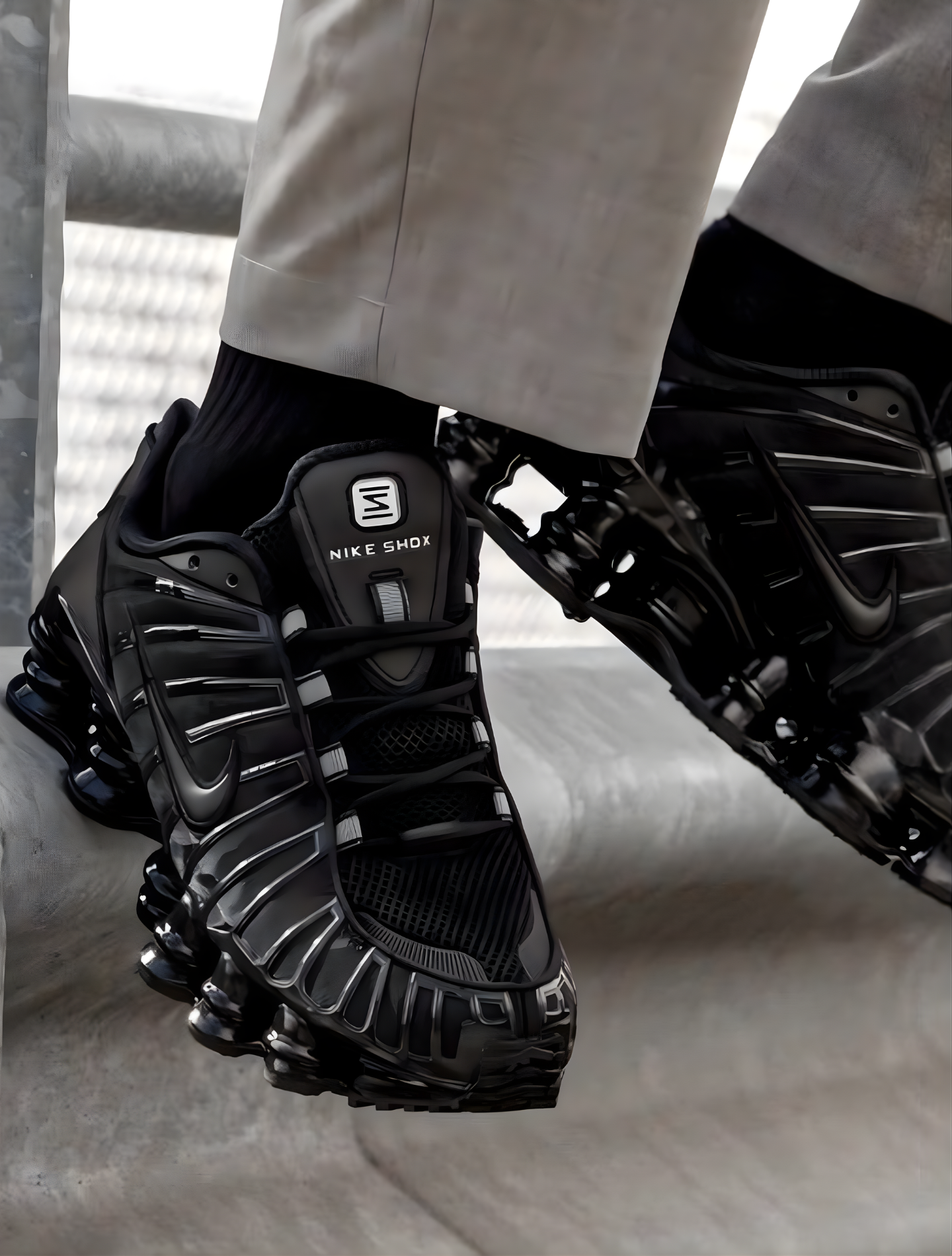 NIKE SHOX TL BLACK