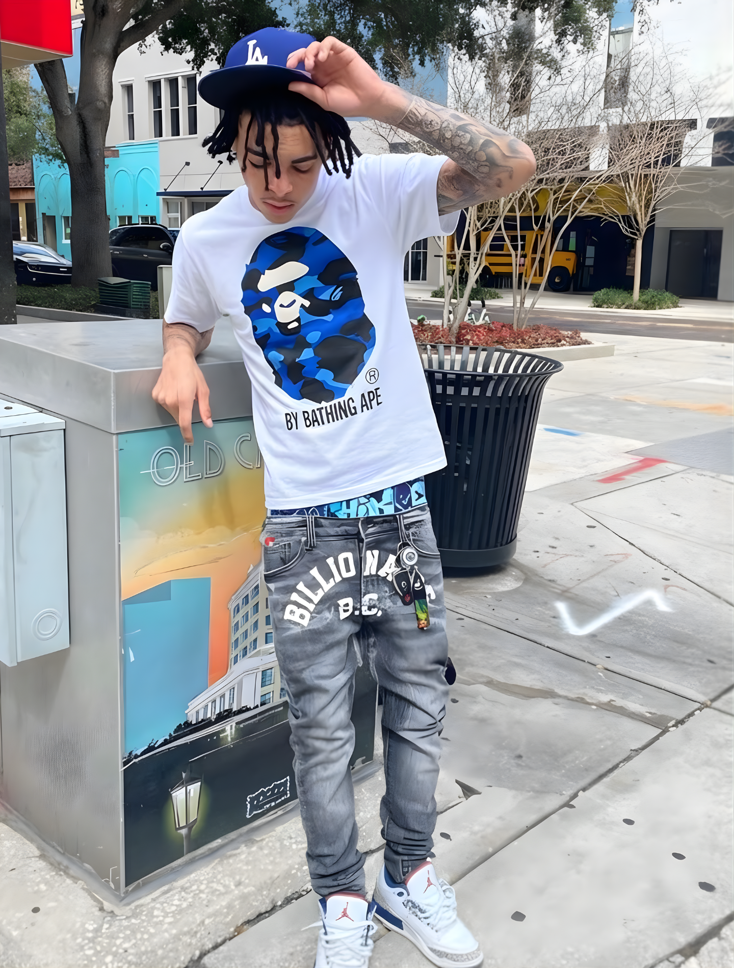 T-SHIRT A BATHING APE BIG HEAD TEE