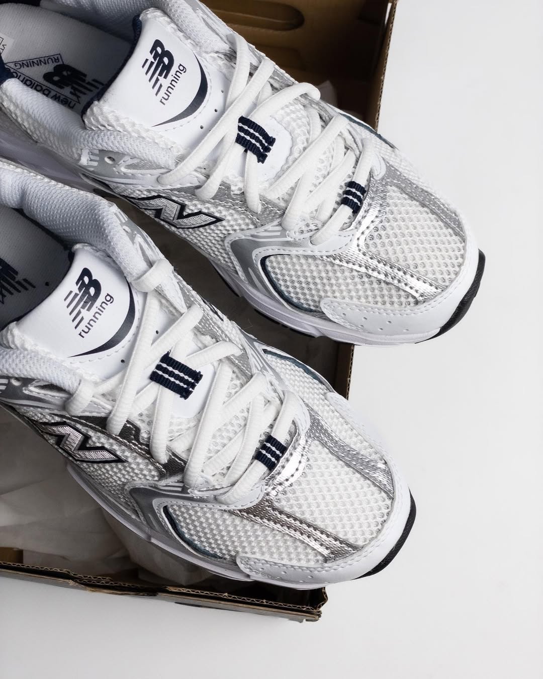 NEW BALANCE 530 WHITE GREY NAVY