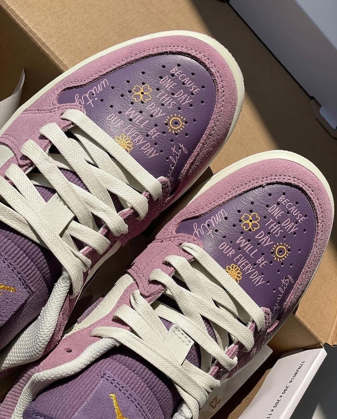 NIKE AIR JORDAN 1 LOW UNITY PURPLE