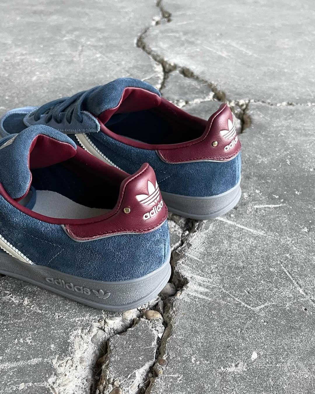 ADIDAS GAZELLE INDOOR CREW NAVY BURGUNDY