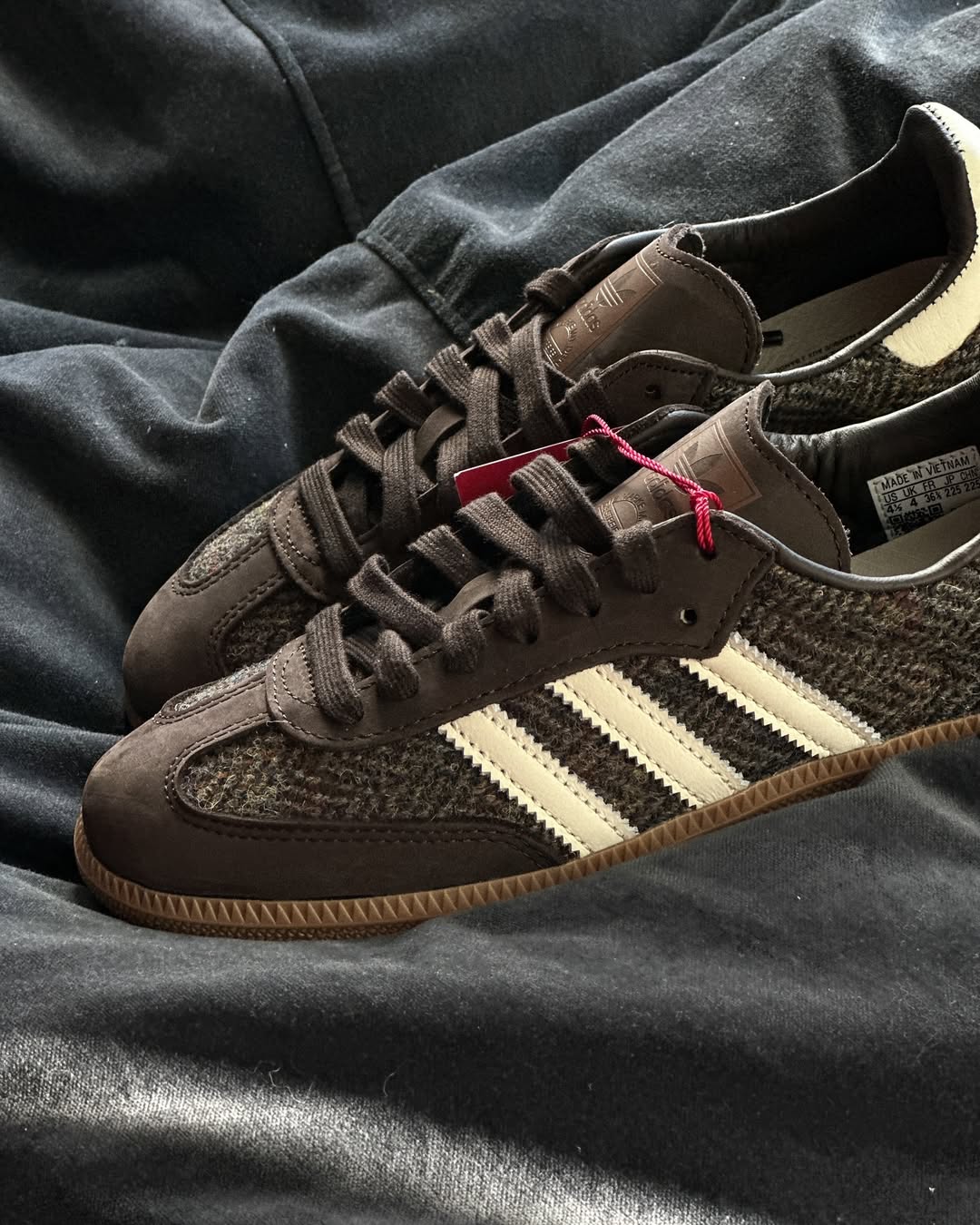 SAMBA OG DARK BROWN TWEED