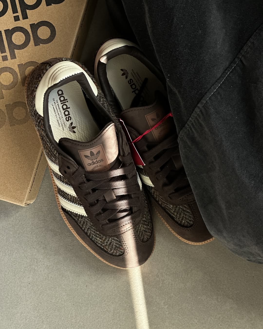 SAMBA OG DARK BROWN TWEED