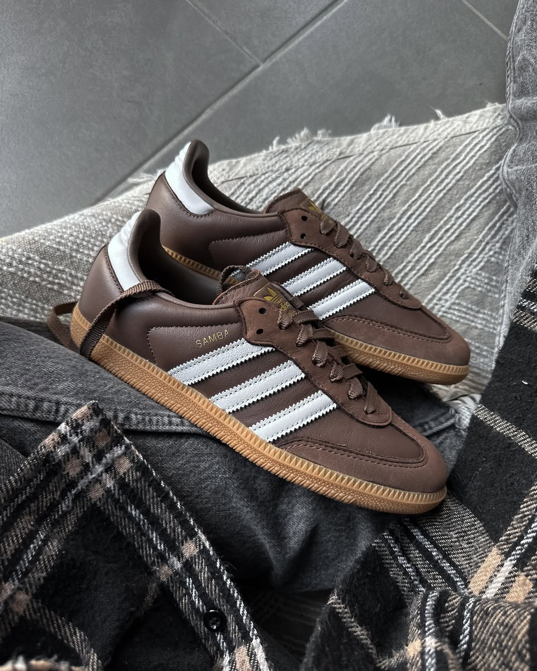 ADIDAS SAMBA OG EARTH STRATA GUM