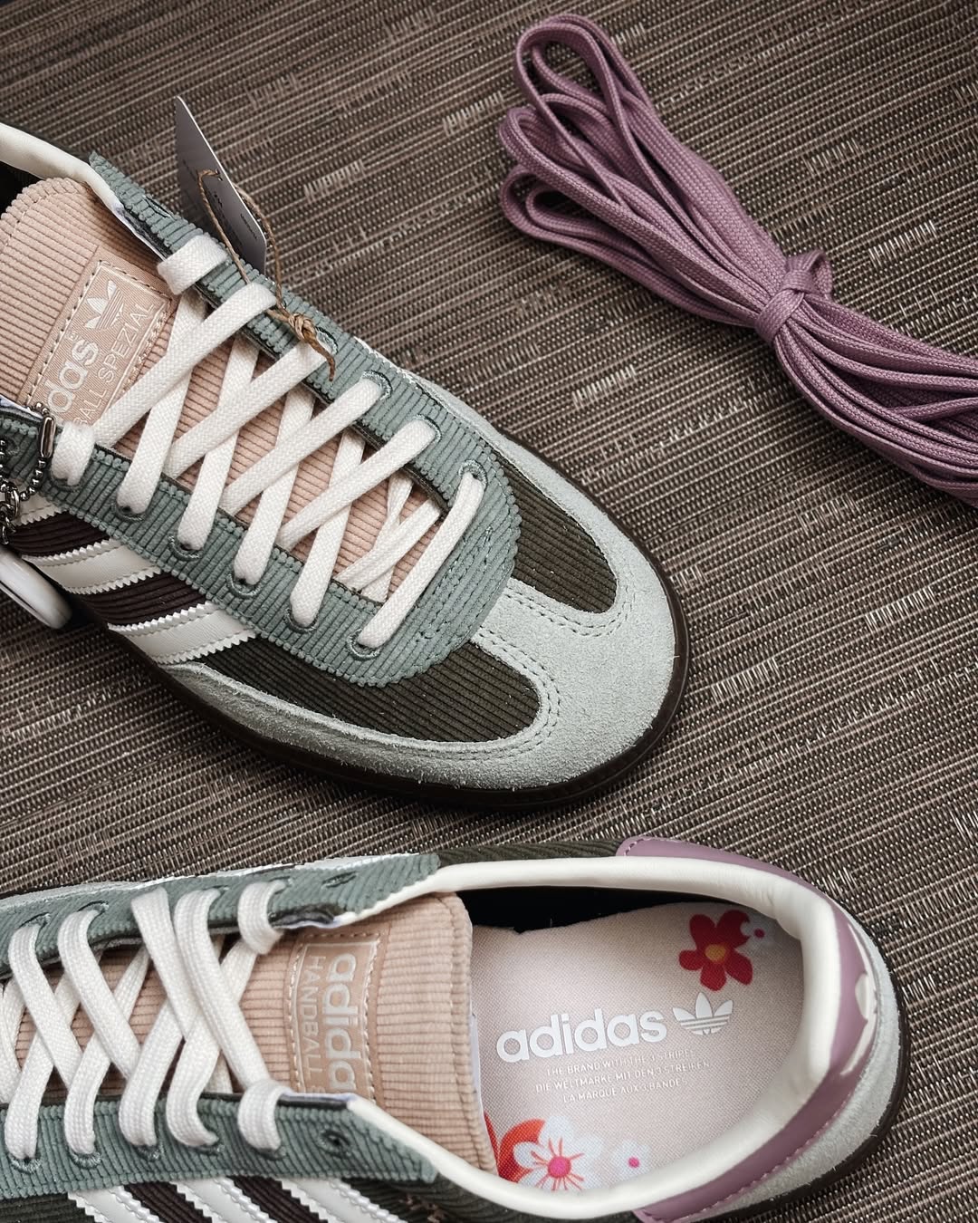 ADIDAS HANDBALL SPEZIAL SILVER GREEN MAGIC MAUVE