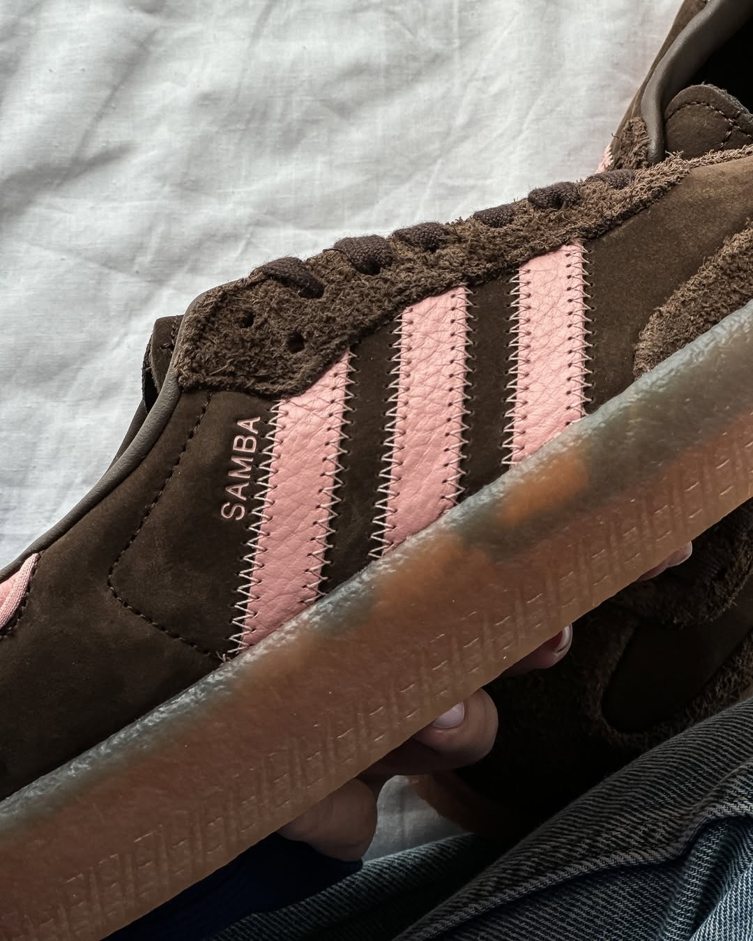 ADIDAS SAMBA DARK BROWN WONDER MAUVE