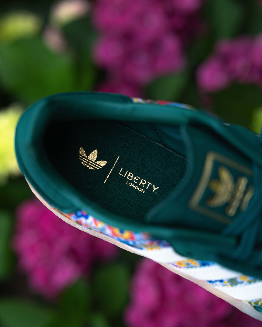 ADIDAS SAMBAE  LIBERTY LONDON "COLLEGIATE GREEN
