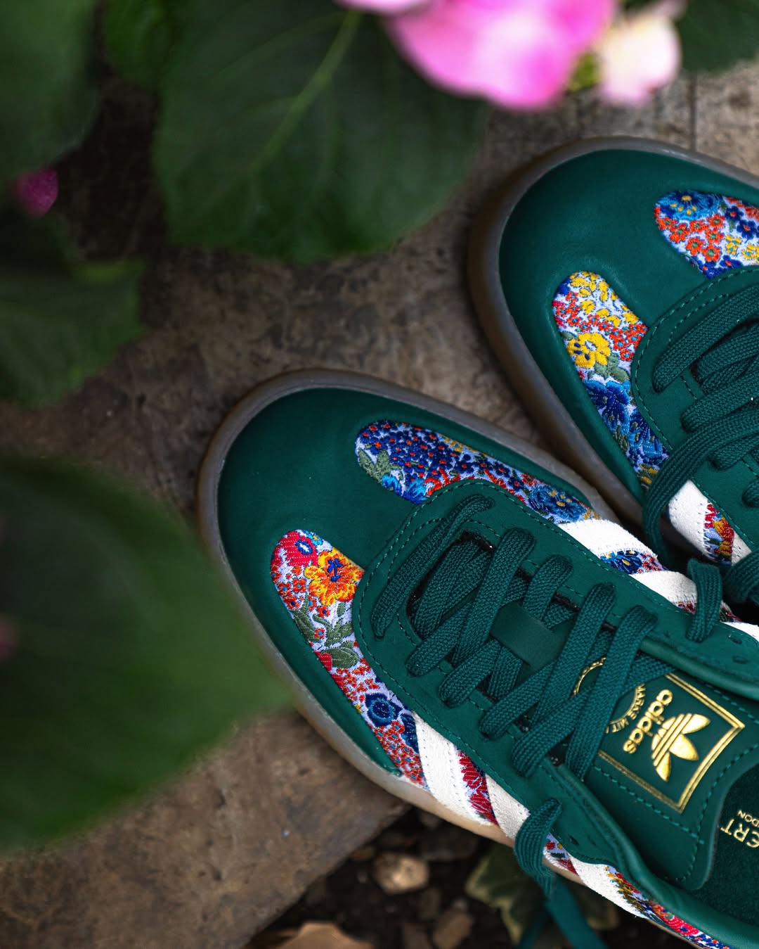 ADIDAS SAMBAE  LIBERTY LONDON "COLLEGIATE GREEN
