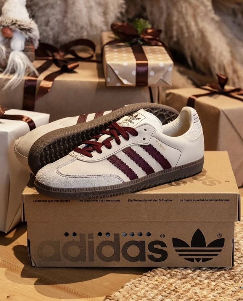 ADIDAS SAMBA OG WONDER WHITE MAROON