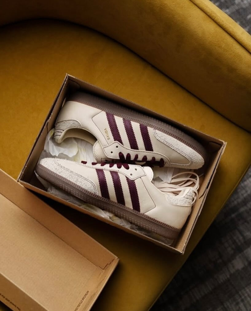 ADIDAS SAMBA OG WONDER WHITE MAROON