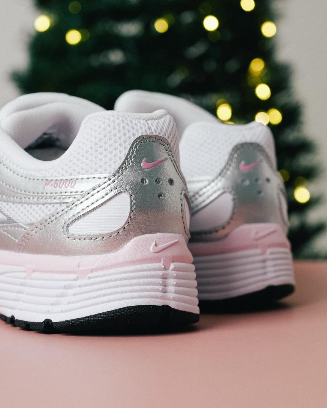 NIKE P-6000 WHITE ELEMENTAL PINK