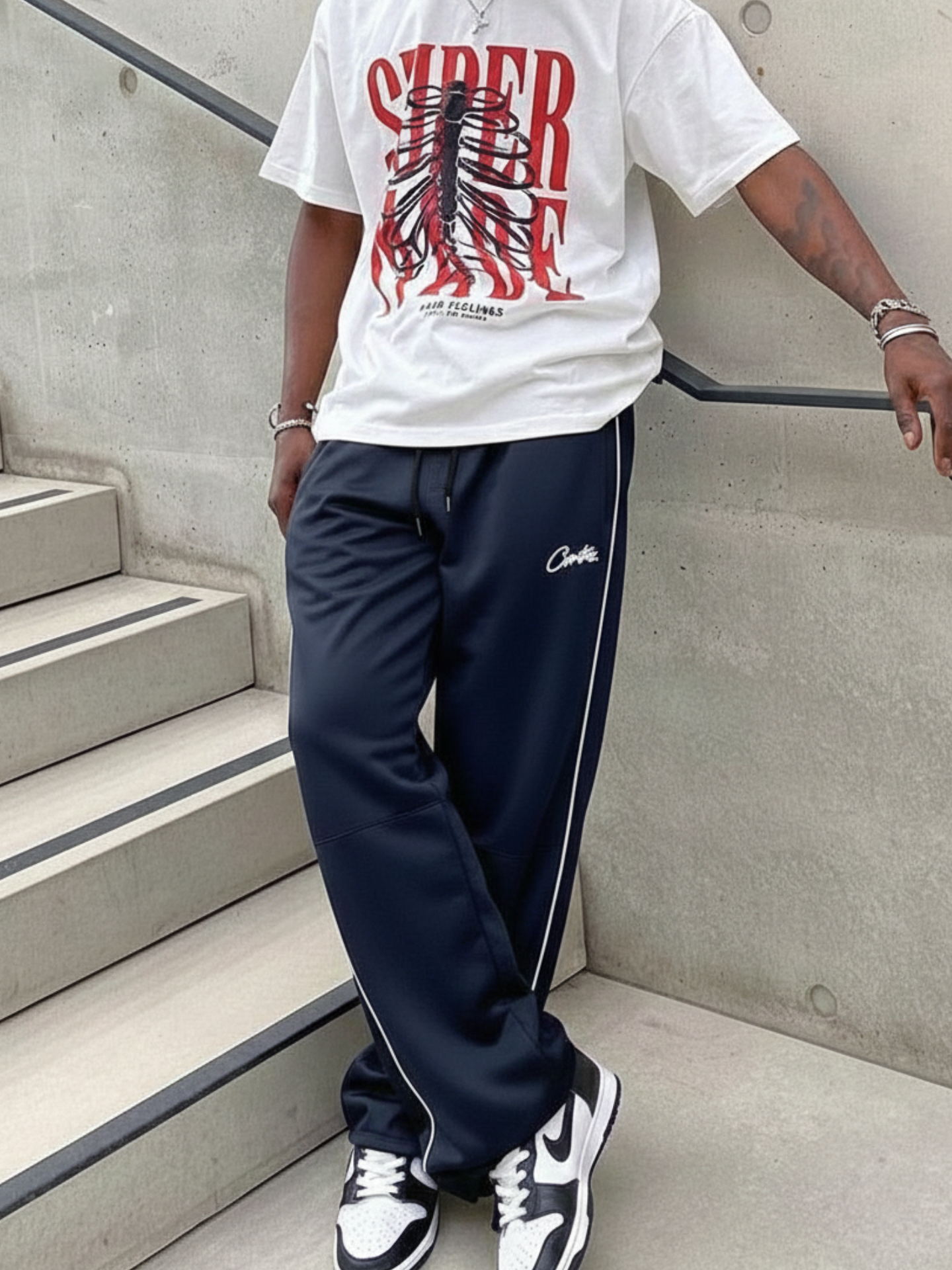 SWEATPANTS CORTEIZ BLACK