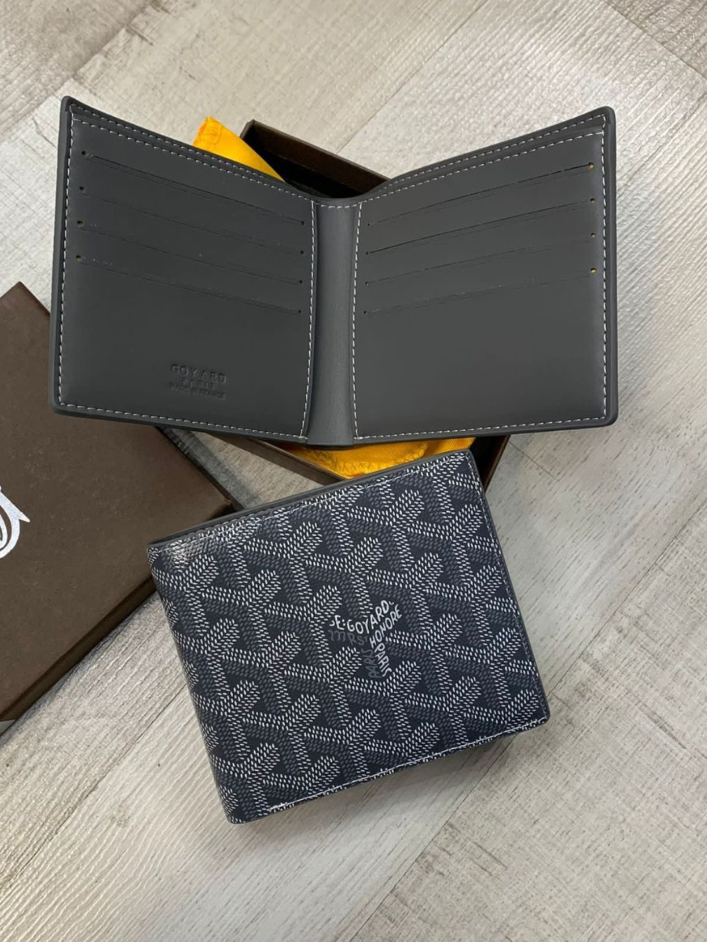 GOYARD WALLET GREY