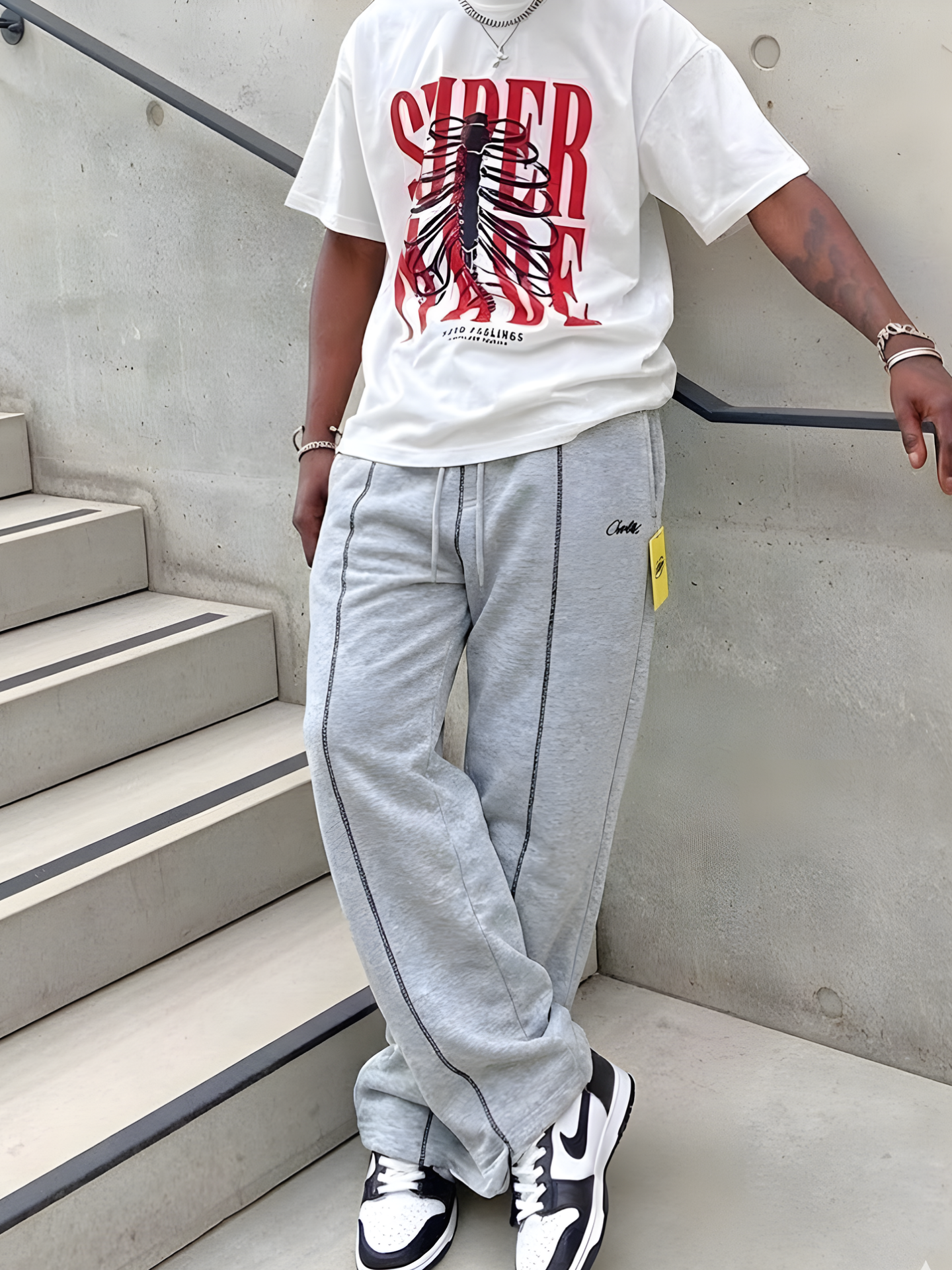 SWEATPANTS CORTEIZ GREY