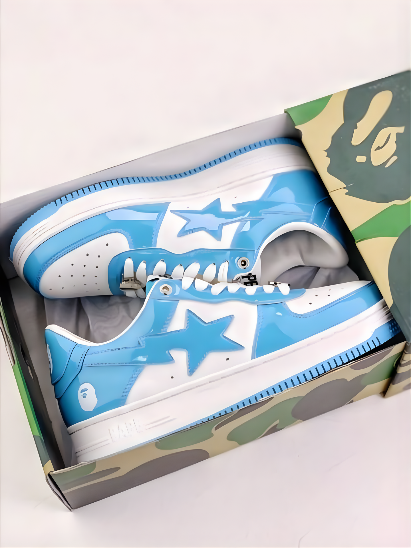 BAPE STA CAMO BLUE