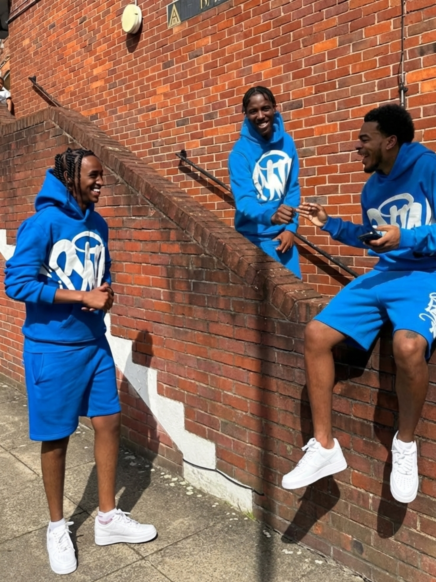HOODIE SYNAWORLD BLEU