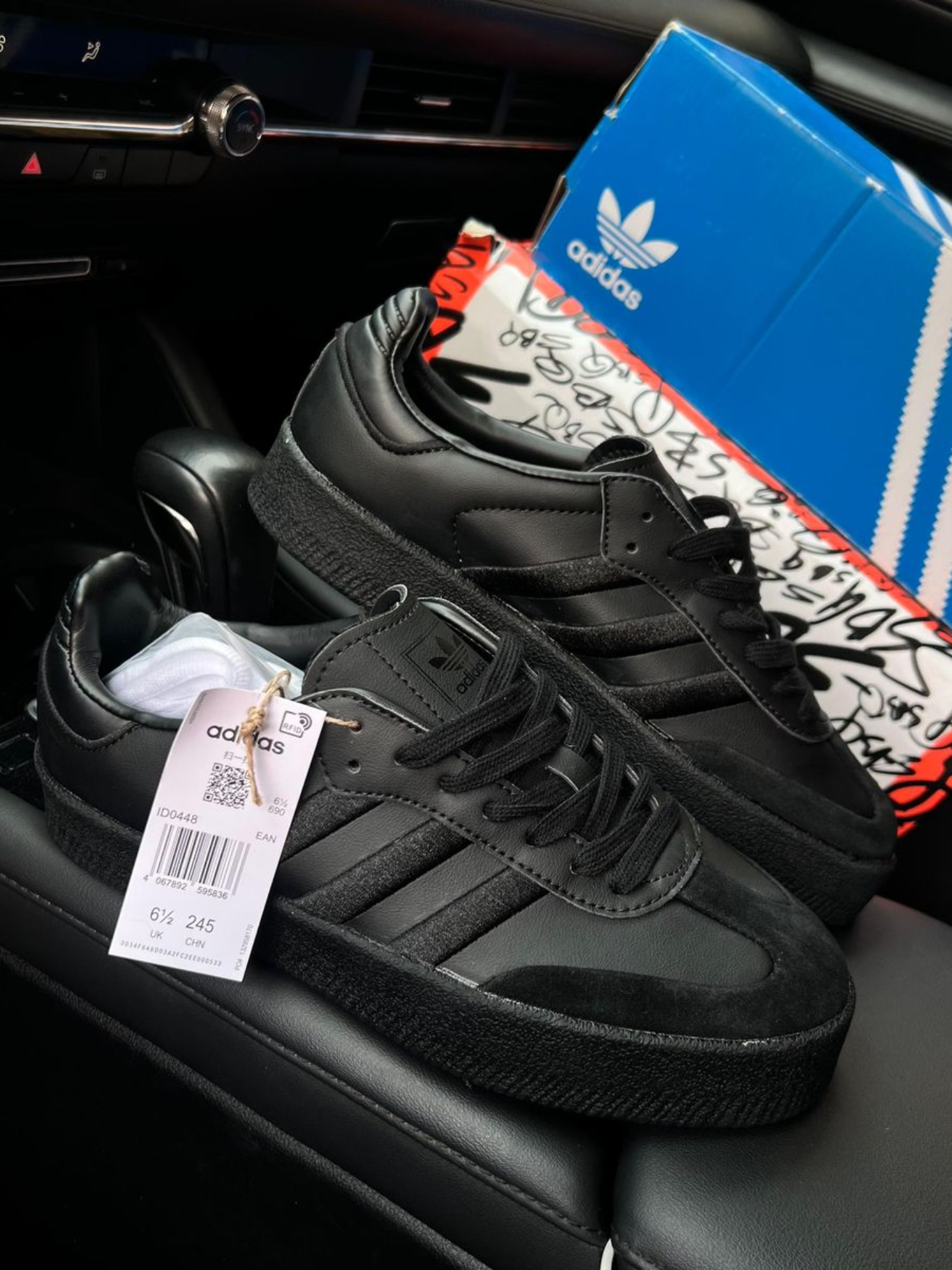 ADIDAS SAMBA XLG TRIPLE BLACK