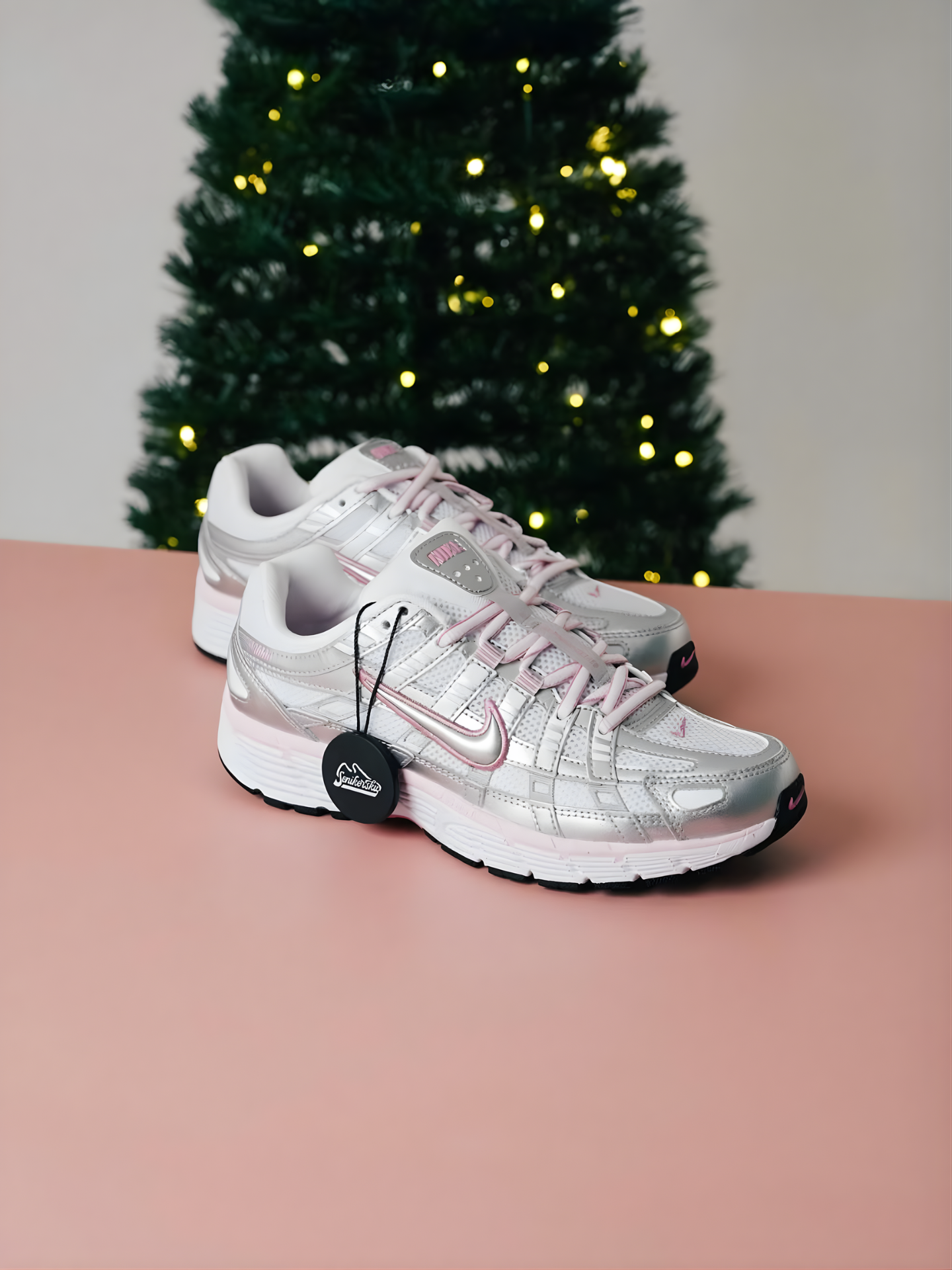 NIKE P-6000 WHITE ELEMENTAL PINK