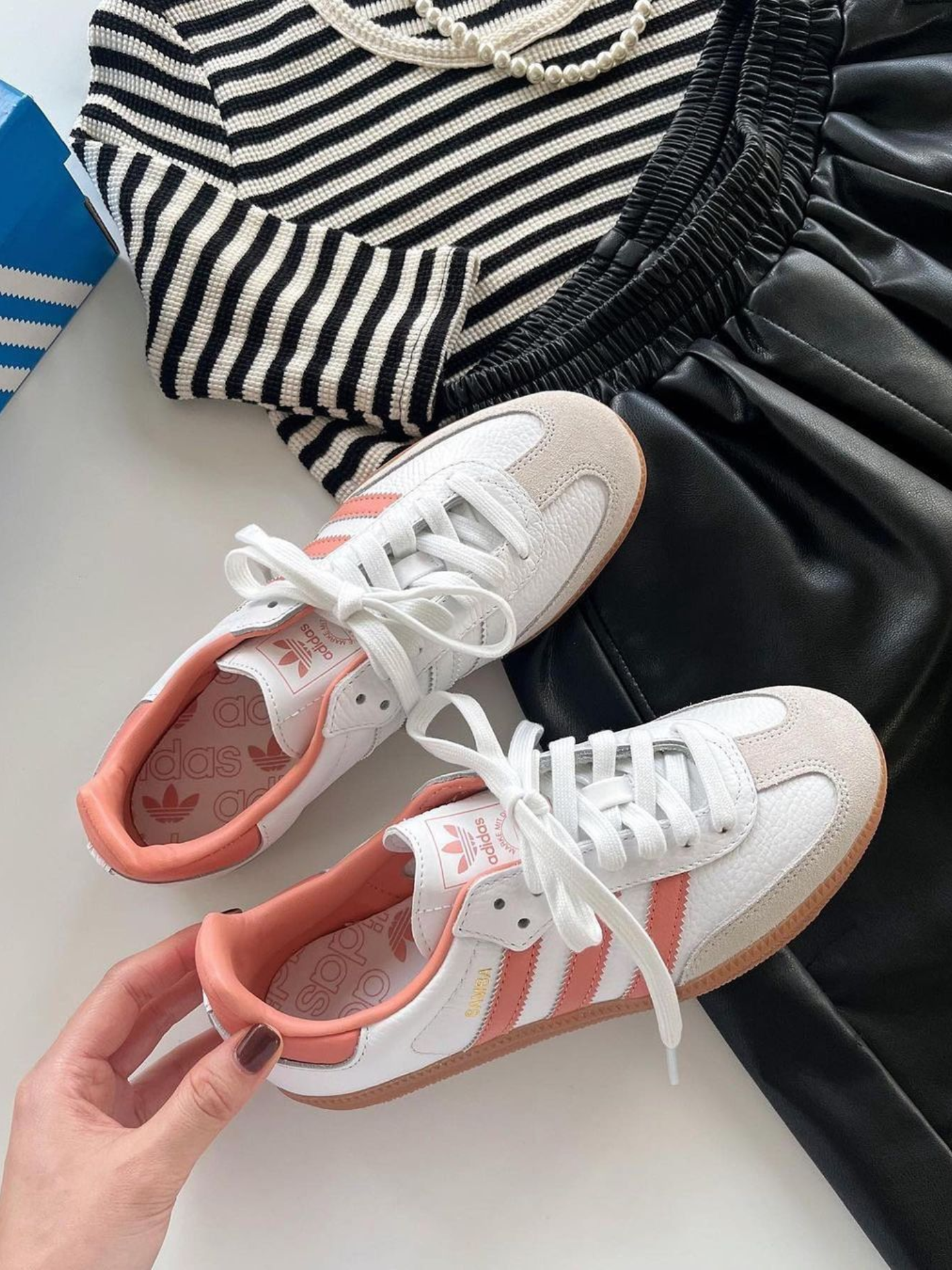 ADIDAS SAMBA WHITE PINK