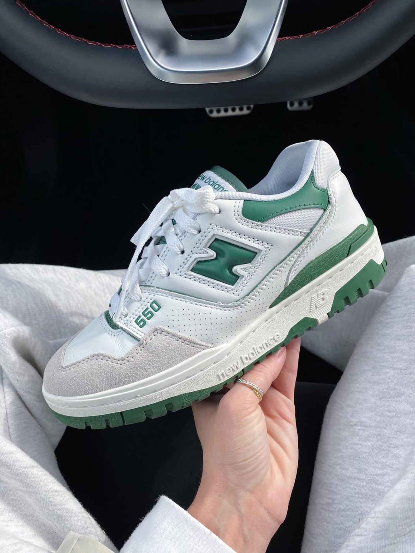 NEW BALANCE 550 WHITE GREEN