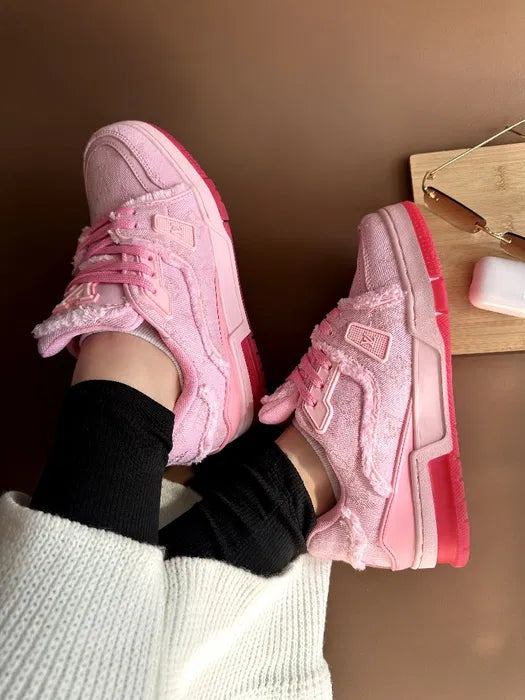 LOUIS VUITTON TRAINER TRIPLE PINK
